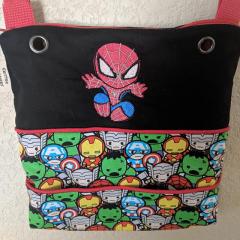 Swing into Style with a Spiderman Machine Embroidery Design Bag