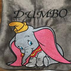 Dumbo elephant embroidery design