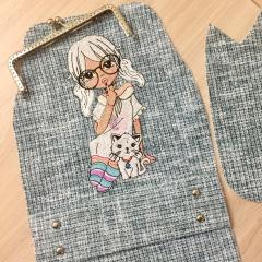 Unleash Your Creativity with the Girl in Glasses Embroidery Design