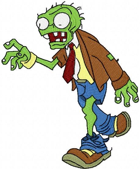 Zombie embroidery design