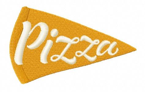 Pizza machine embroidery design