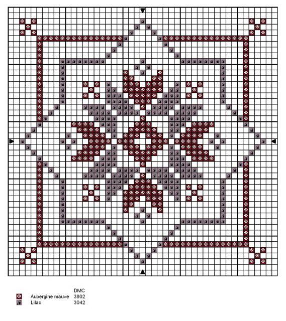 Download design Cross stitch design for biscornu