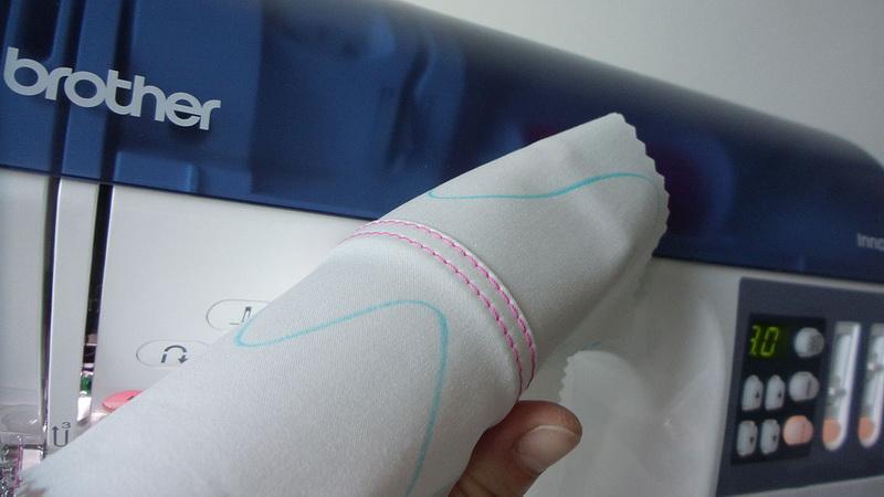 Sewing essentials. Double stitched seam - Machine embroidery materials ...