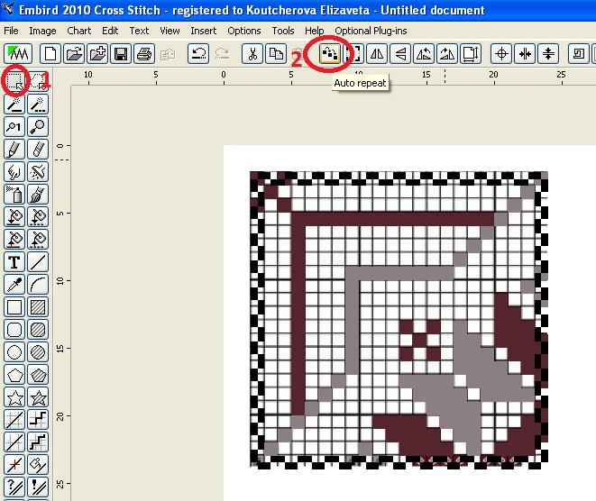 Enabling Auto Repeat Embird Markee Auto Repeat