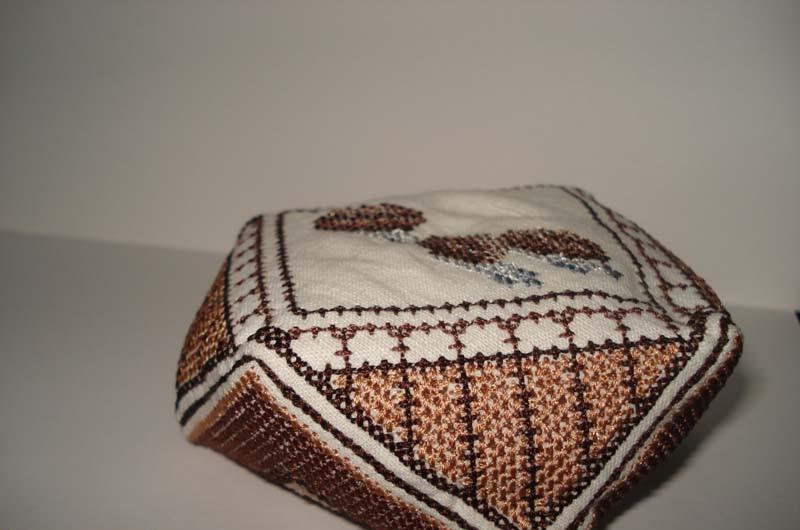 Biscornu sewn Almost ready biscornu