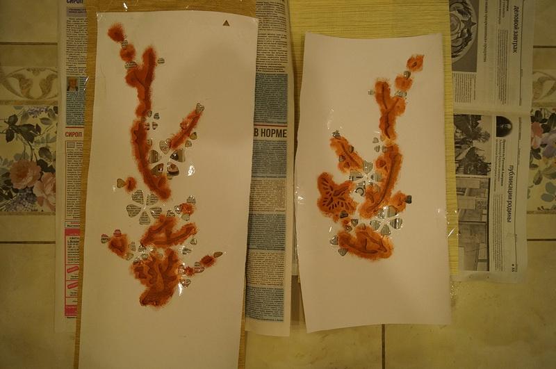 Acrylic paint drying Paint drying on roller shades