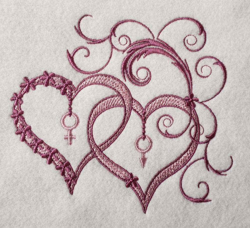 Forever Hearts free embroidery design - Valentine's Day - Machine ...