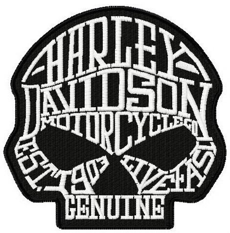 Harley Davidson Willie G embroidery design New embroidery logo