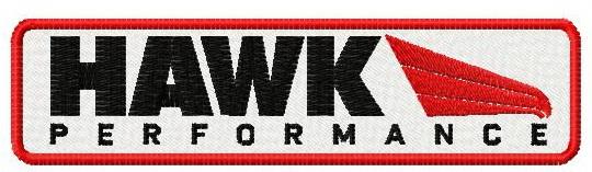 Hawk perfomance logo machine embroidery design 2
