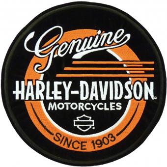 Harley Davidson Record logo embroidery - Auto and moto logotypes ...