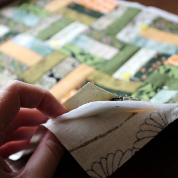 Patchwork fabric for the backpack