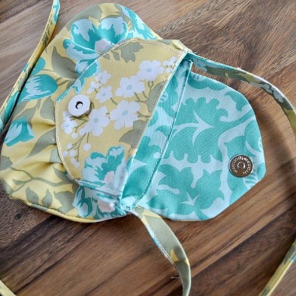 Small flowery purse