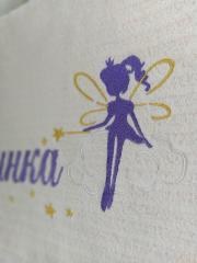 Little fairy silhouette embroidery design