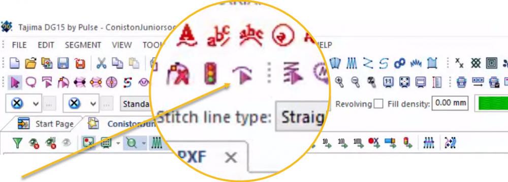 Tajima pulse create steil form
