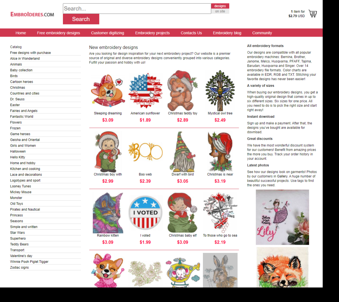 How download free embroidery designs from Embroideres.com
