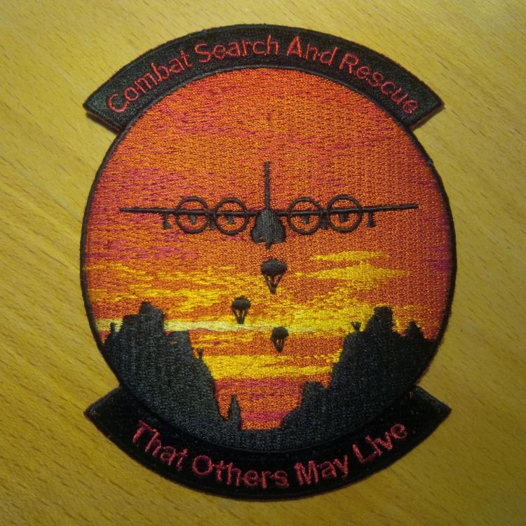 Patch Combat Support embroidery design