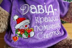 Embroidered clothing with Funny snowman design