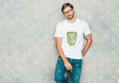 Embroidered t-shirt with Hulk design