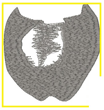 Photo gallery with embroidery designs Embroidery design layer 7 light fill