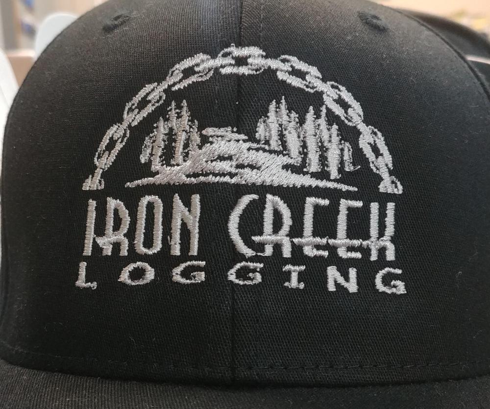 Iron greek embroidered design