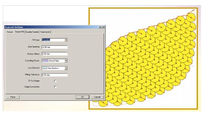 sequins fill form sequins fill form