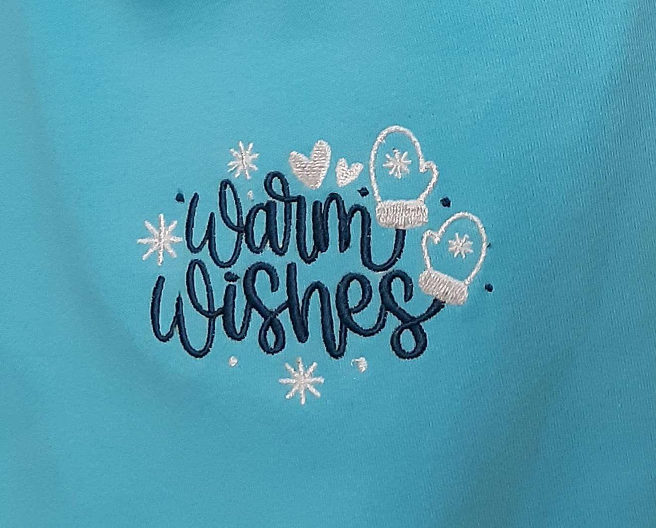 Embroidere warm wishes free design