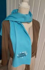 Embroidered stole with free design
