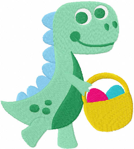 Dinosaur boy easter free embroidery design Dinosaur boy easter free embroidery design