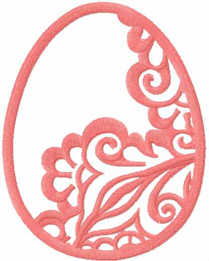 Easter egg free embroidery design 3 Easter egg free embroidery design 3