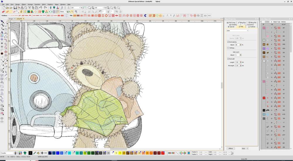 Wilcom embroidery software create design
