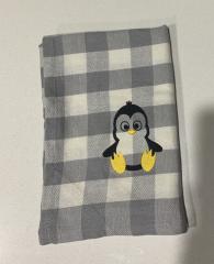 Discover the Cutest Napkin with Penguin Free Embroidery Design Perfect for Your Next Craft Project!