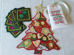 Showcase with Christmas embroidery designs