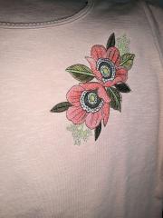 Elegant Women's Sweater with Rose Embroidery Design Stylish Statement