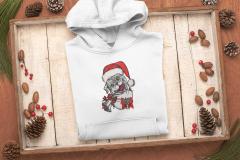 Clothing with Christmas Machine Embroidery Designs: Festive Flair