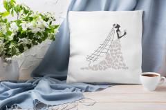 Cherish Moments with Bride Heart Girl Marriage Embroidery Design