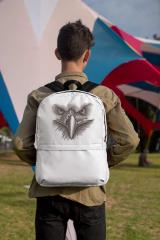 Teenagers' Delight: Style with Eagle Gaze Embroidery Design Backpack