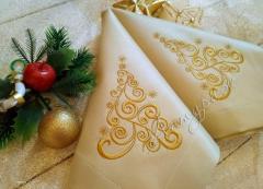 Festive Napkins: Touch of Christmas Embroidery in Every Meal