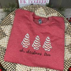 Cozy Christmas Sweatshirts: Featuring the Oh Christmas Tree Design