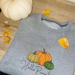 Fall in Love with Threads Autumnal Magic of Hello Pumpkin on Tees!