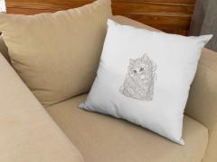 Spruce Up Living Space Cushion with Animal Machine Embroidery Designs