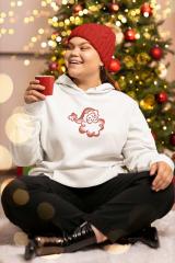 Red Santa Claus Pullover Hoodie: A Festive Fashion Statement