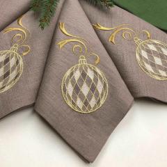 Christmas Embroidery Designs Touch of Elegance to Your Festive Table
