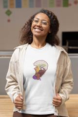 Ethnic Elegance: Showcasing Africa Woman Embroidery on T-Shirts