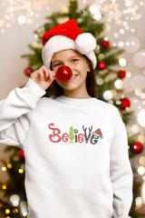 Sweatshirts with Christmas Machine Embroidery Designs