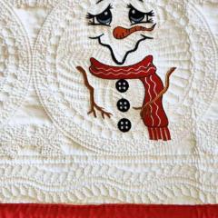 Winter Wonders Crafting Cozy Christmas with Snowman Embroidery Design