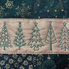 Embroidered Christmas Trees: A Stitched Festive Showcase