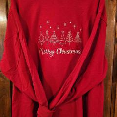 Festive Threads: Simple Christmas Machine Embroidery on Apparel