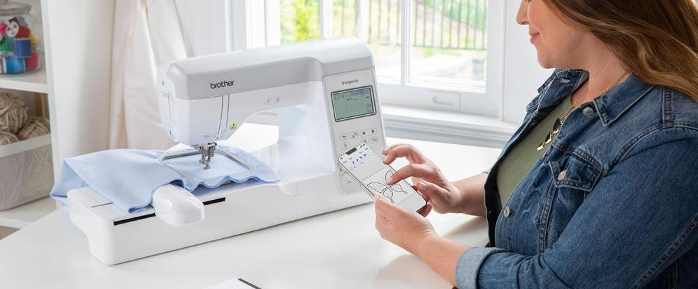 Innov-ís NS1250E embroidery machine brother easy transfer design