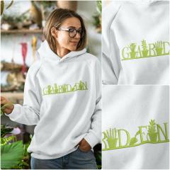 Machine Embroidery Design: Stylish Hoody with Unique Garden Motif