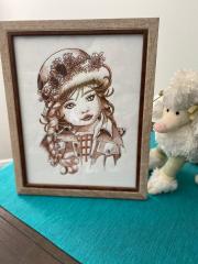 Adorable Little Girl Embroidery: Timeless Charm